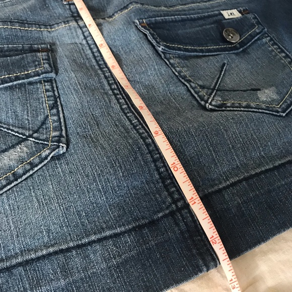 LEI mini jean denim skirt size 9 western - Picture 4 of 9
